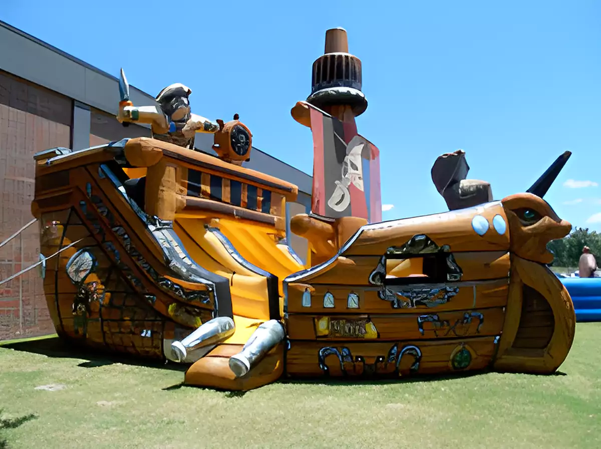 22' Pirate Ship Slide