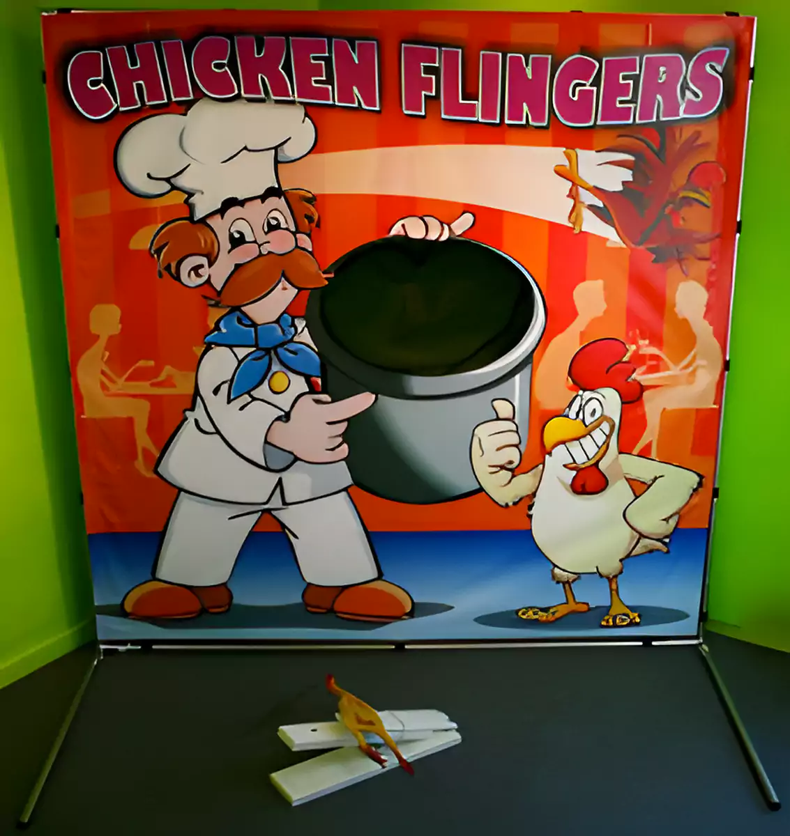 Chicken Flingers Carnival Game