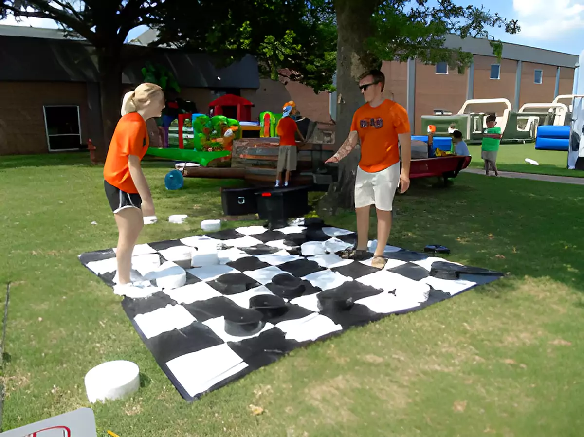 Giant Checkers Carnival Game
