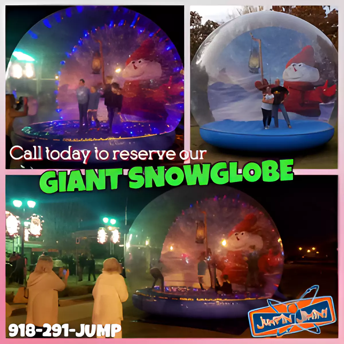 Giant Inflatable Snow Globe Holiday