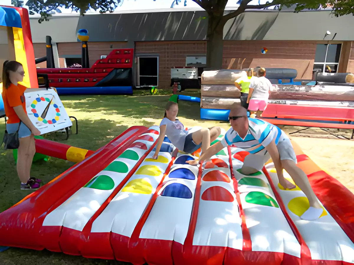 Inflatable Twister Interactive Game