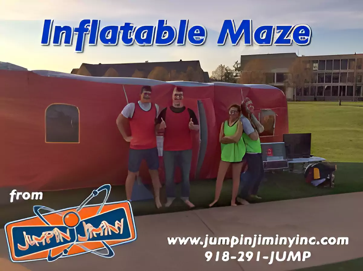 Inflated Maze Interactive Game