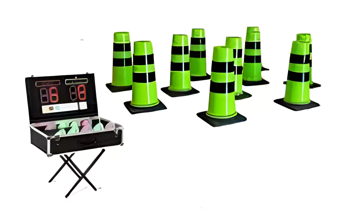 Interactive Cones with Flash Tech Interactive Game