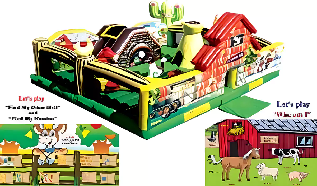 My Little Farm Inflatable Small Child Attractions 1