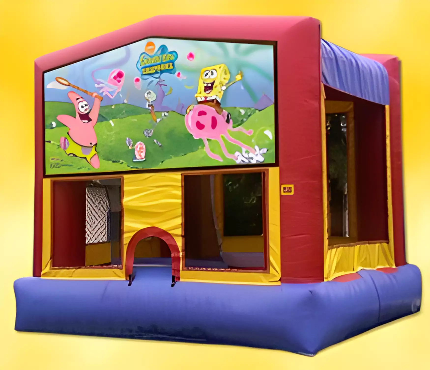 Spongebob Banner 15x15 Module Jupiter Jump Bounce