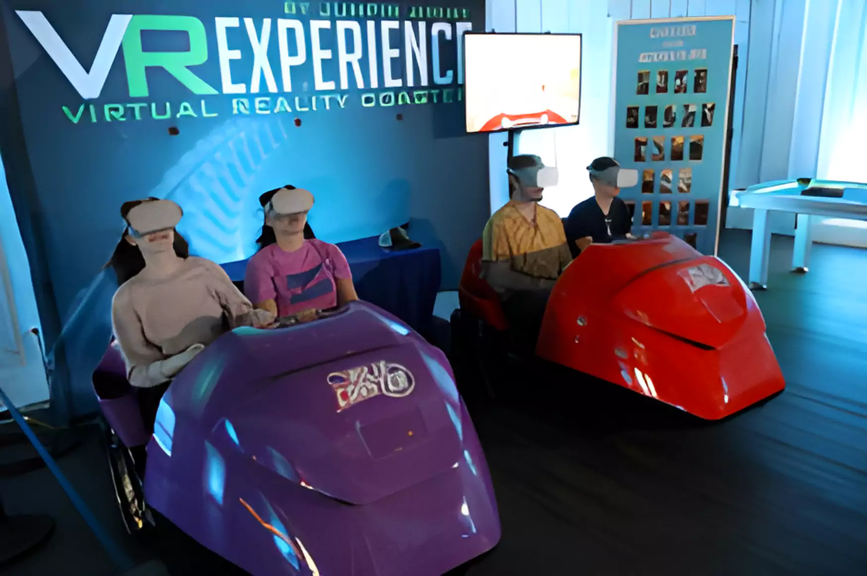Virtual Reality Coaster Arcade Game